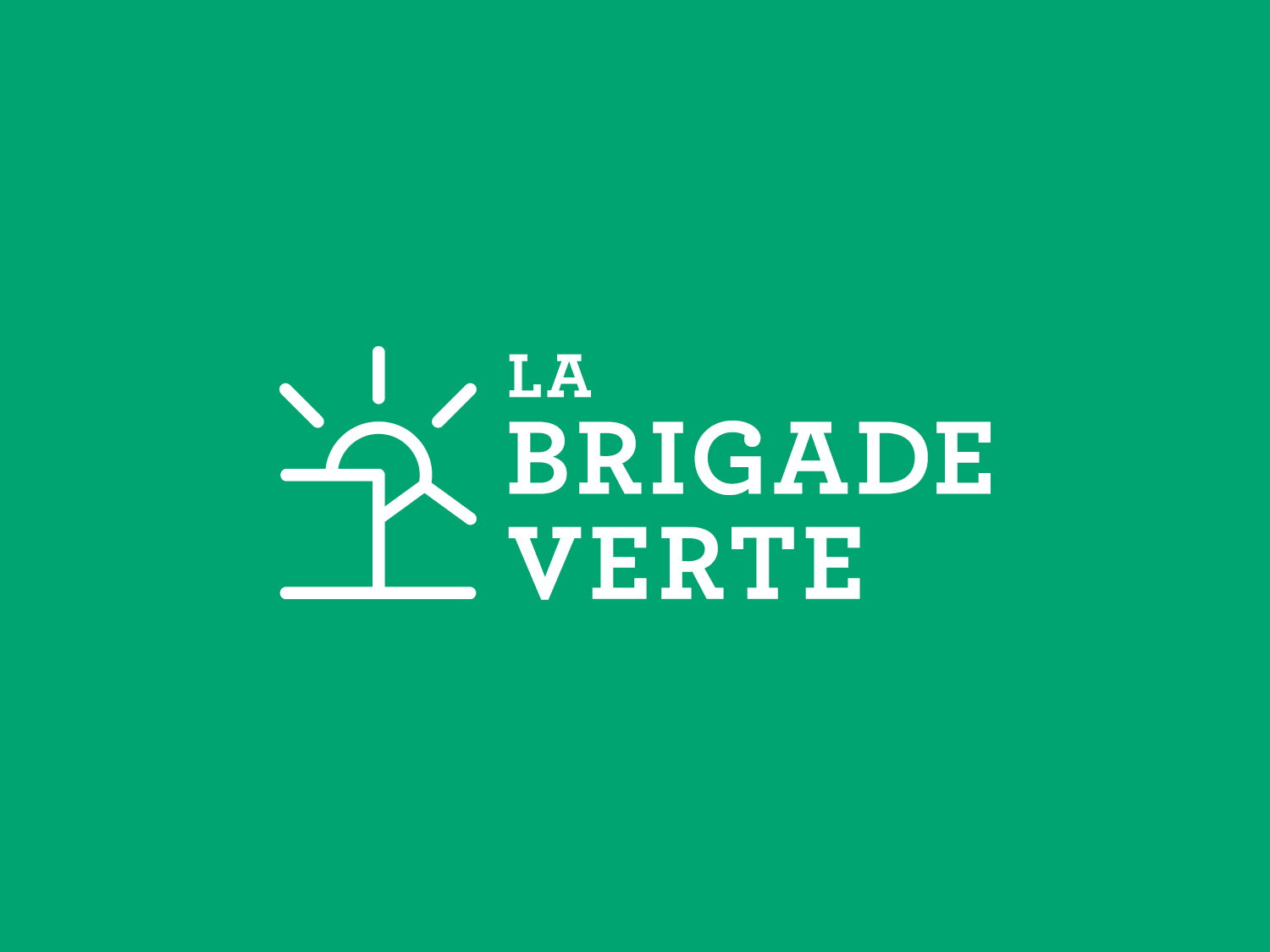 Identité et affiches de la brigade verte