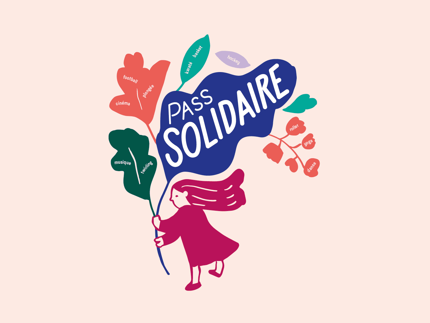 Création graphique de la campagne Pass solidaire 2019
